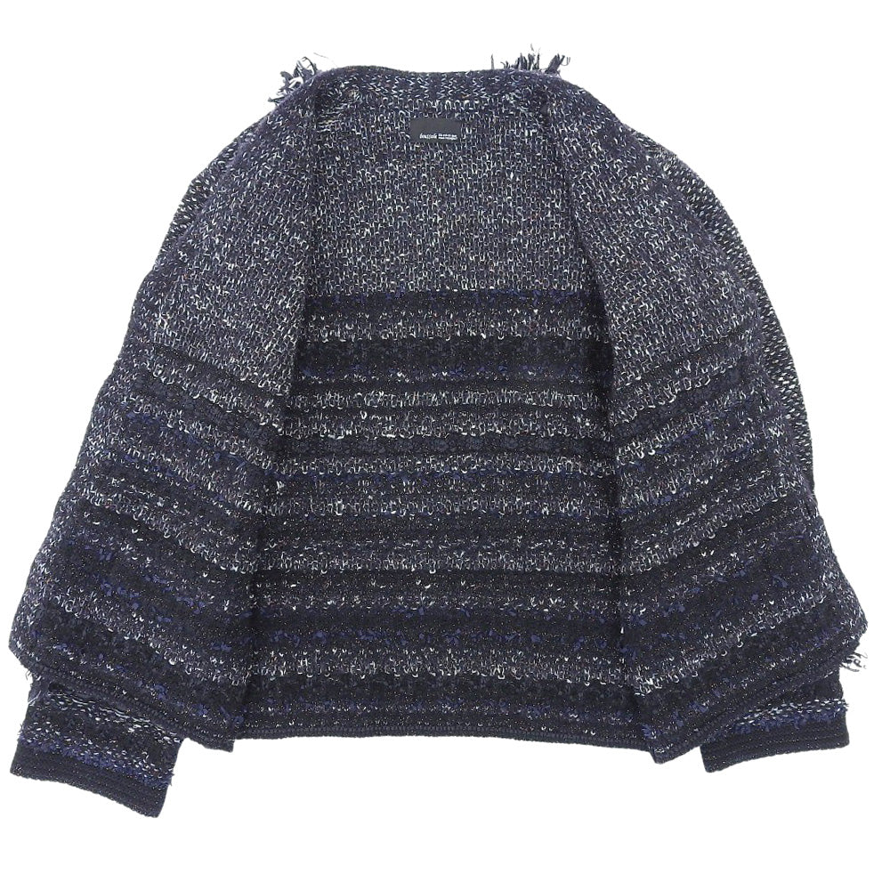 boussole ブソル 美品 ツイード ジャケット レディース ネイビー F ジャケット F