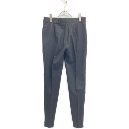 STELLA McCARTNEY ステラマッカートニー 531844 ブラック ウール サイドジップ センタープレステーパードスラックス ボトムス 34