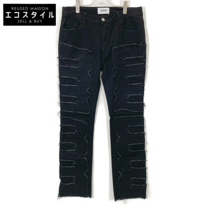 TAKEOFF テイクオフ 【新品同様】クラッシュボーダー ジップフライ デニムパンツ/ ボトムス L