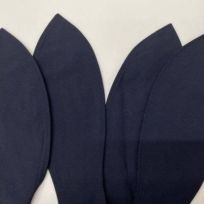 ADEAM アディアム 36993 ネイビー レーヨン混 ショルダーリボン ダブルポケット ドレスワンピース ワンピース 0