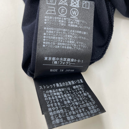 ADEAM アディアム 36993 ネイビー レーヨン混 ショルダーリボン ダブルポケット ドレスワンピース ワンピース 0