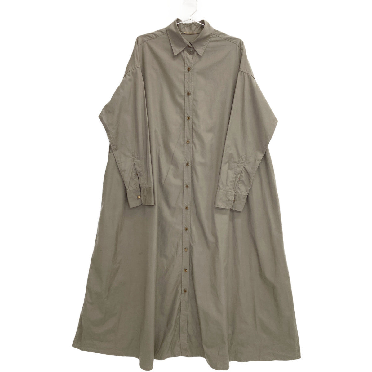 Deuxieme Classe ドゥーズィエムクラス 24年製 24-040-500-7010 コットン ロングスリーブシャツ ワンピース 38