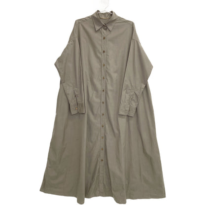 Deuxieme Classe ドゥーズィエムクラス 24年製 24-040-500-7010 コットン ロングスリーブシャツ ワンピース 38