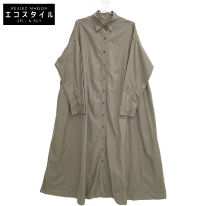 Deuxieme Classe ドゥーズィエムクラス 24年製 24-040-500-7010 コットン ロングスリーブシャツ ワンピース 38