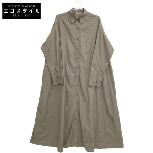 Deuxieme Classe ドゥーズィエムクラス 24年製 24-040-500-7010 コットン ロングスリーブシャツ ワンピース 38