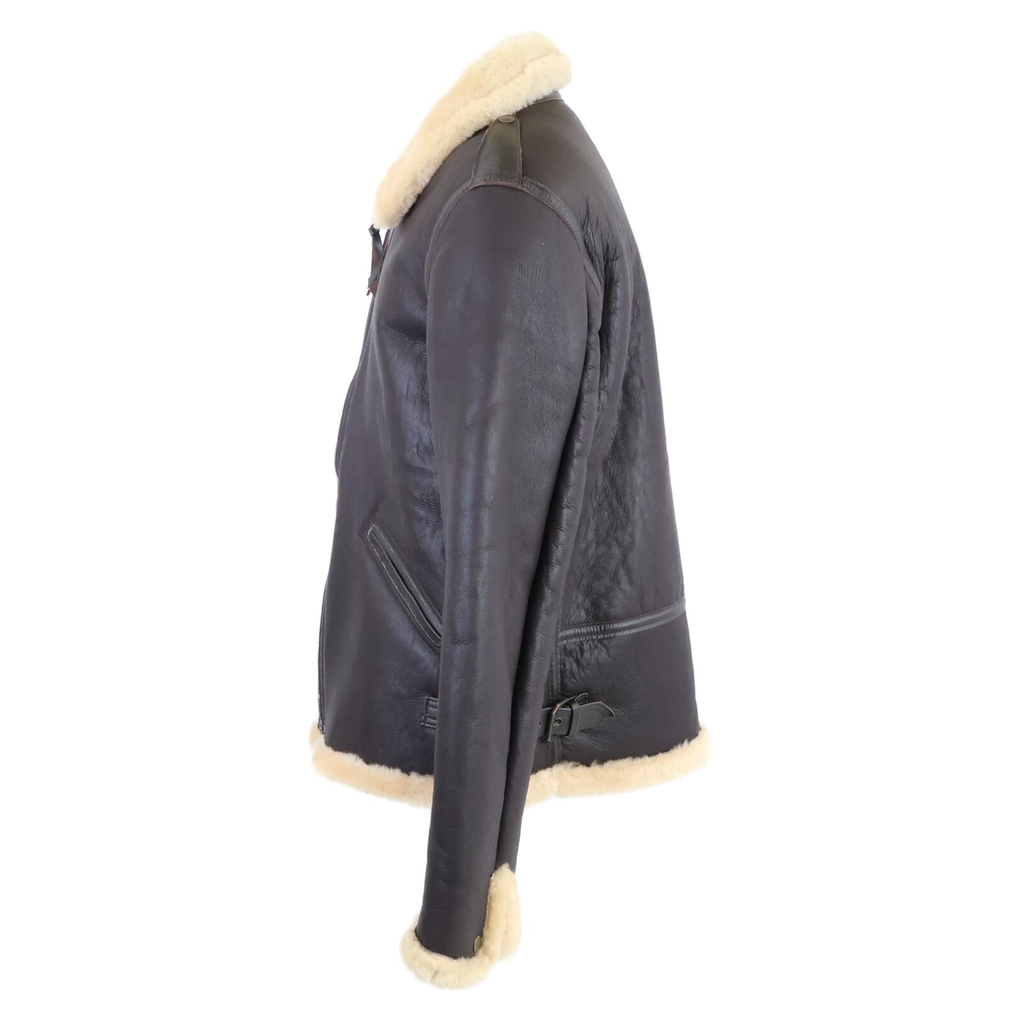 AVIREX アヴィレックス 【新品同様/国内正規】直営店限定 783-3150009 2191003 TYPE B-6 シープスキン ムートン ジャケット 42