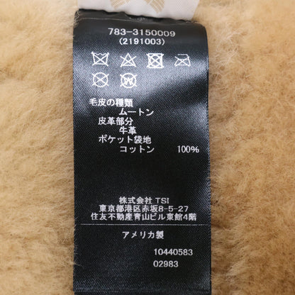 AVIREX アヴィレックス 【新品同様/国内正規】直営店限定 783-3150009 2191003 TYPE B-6 シープスキン ムートン ジャケット 42