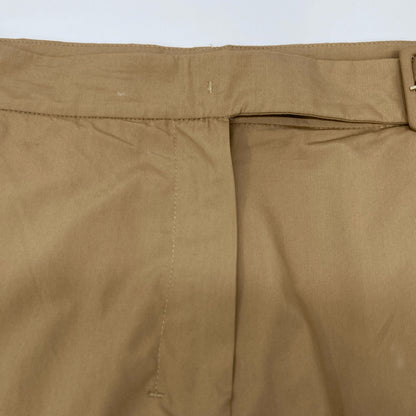 S MaxMara エスマックスマーラ 24191310136 ｷｬﾒﾙ ｺｯﾄﾝ ﾍﾞﾙﾃｯﾄﾞ ﾜｲﾄﾞﾄﾗｳｻﾞｰｽﾞ ボトムス 46