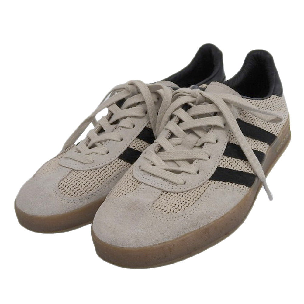 adidas アディダス 新品同様 GAZELLE INDOOR シューズ メンズ Alumina/Core Black/Gum 26cm IH4769 24年製 シューズ 8(US)