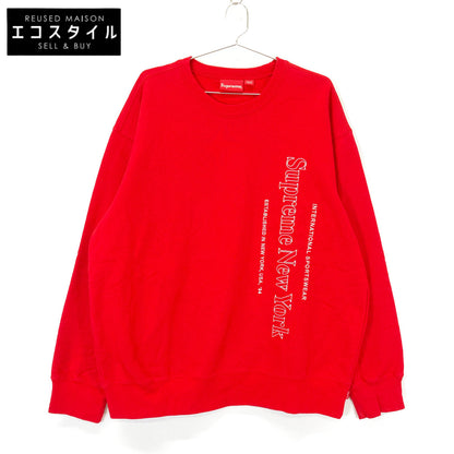 Supreme シュプリーム 20FW ﾚｯﾄﾞ Side Logo Crewneck トップス L
