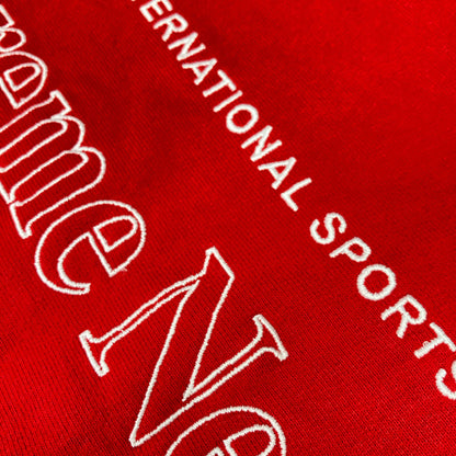 Supreme シュプリーム 20FW ﾚｯﾄﾞ Side Logo Crewneck トップス L