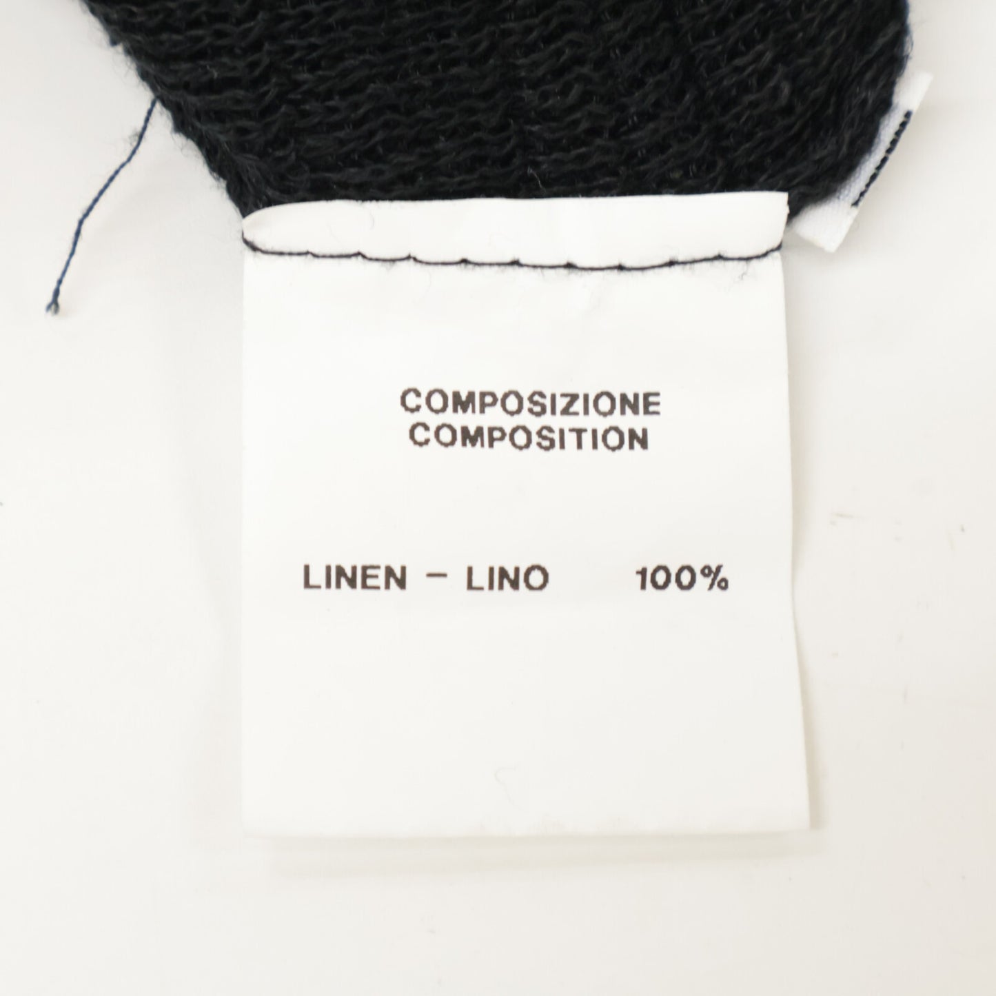 St.moritz サンモリッツ ﾌﾞﾗｯｸ ﾘﾈﾝ ｼｱｰﾒｯｼｭ ｸﾙｰﾈｯｸ ｼｮｰﾄｽﾘｰﾌﾞｶｯﾄｿｰ トップス 48