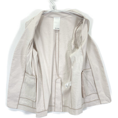 Whim Gazette ウィムガゼット 24SS ﾍﾞｰｼﾞｭ ｶﾗｰﾚｽｼﾞｬｹｯﾄ ジャケット F