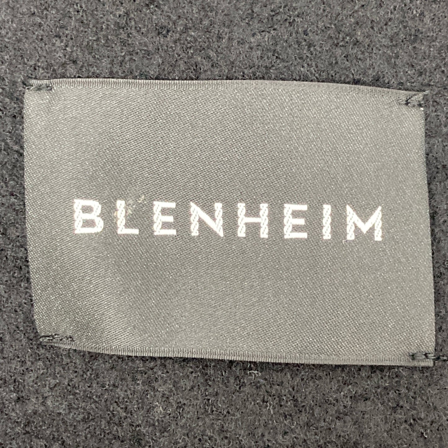 BLENHEIM ブレンヘイム U238-017 ﾌﾞﾗｯｸ ｼｮｰﾙｶﾗｰﾛﾝｸﾞﾗｲﾄｺｰﾄ コート XS