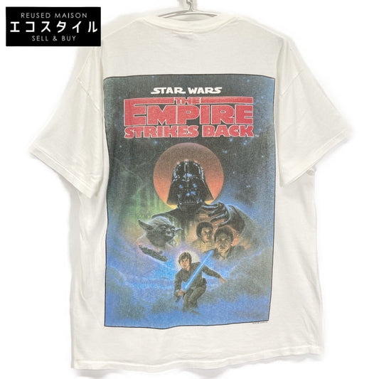 DELTA デルタ 90'S ホワイト スターウォーズ 帝国の逆襲 バックプリントTシャツ トップス XL