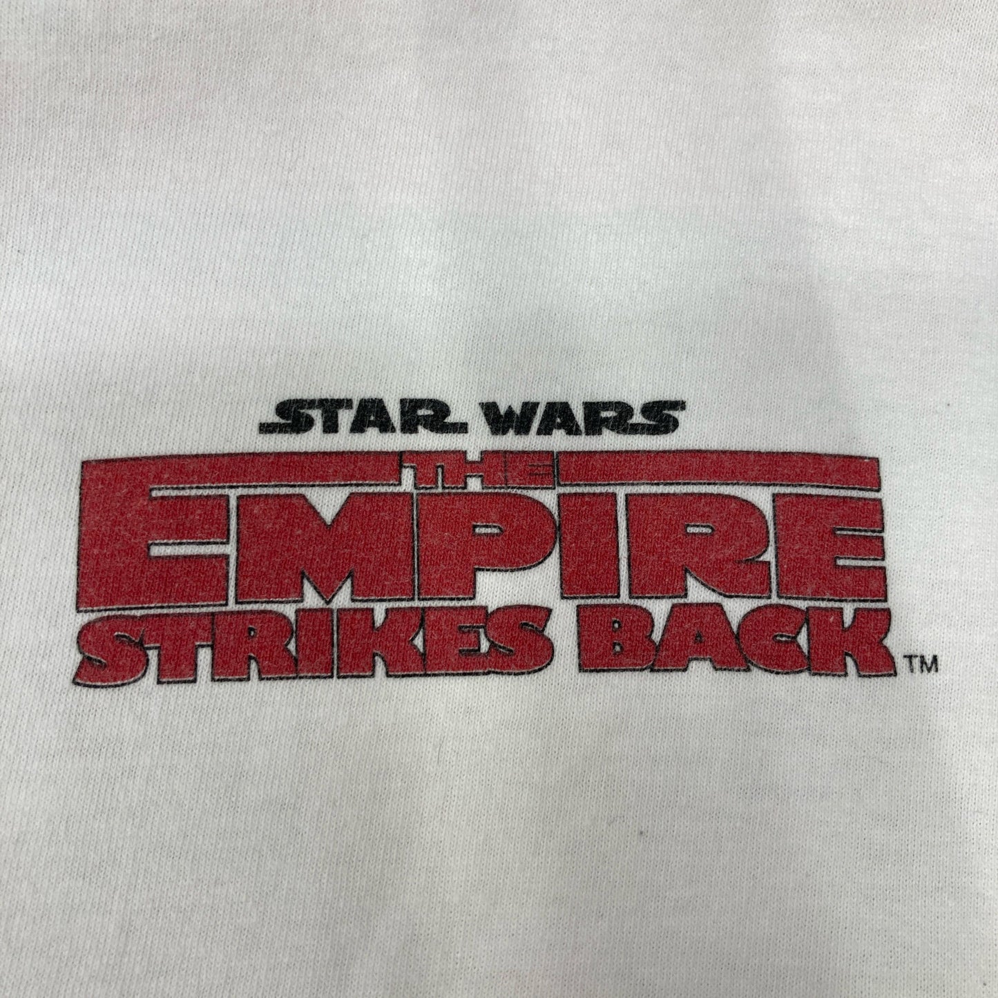 DELTA デルタ 90'S ホワイト スターウォーズ 帝国の逆襲 バックプリントTシャツ トップス XL