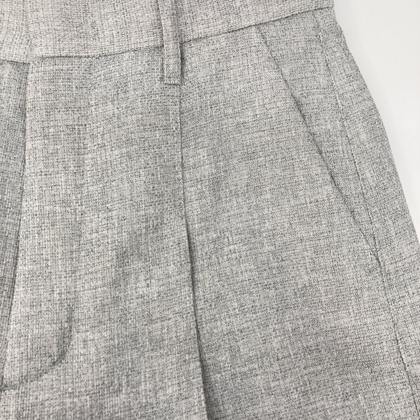 AKIRA NAKA アキラナカ WS2308-GY グレー ポリエステル×コットン センタープレス テーパードスラックス ボトムス 1