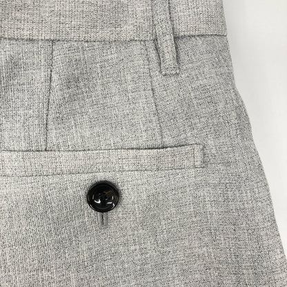 AKIRA NAKA アキラナカ WS2308-GY グレー ポリエステル×コットン センタープレス テーパードスラックス ボトムス 1