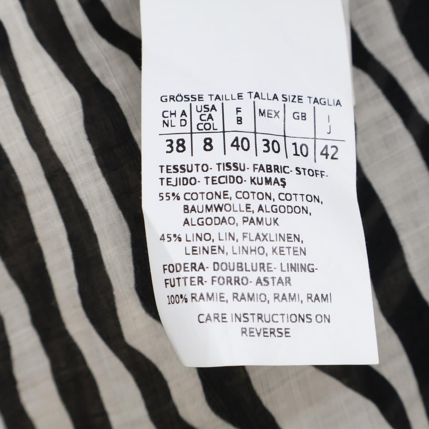 S MaxMara エスマックスマーラ 90810372 ﾌﾞﾗｯｸ×ﾍﾞｰｼﾞｭ ｾﾞﾌﾞﾗﾛﾝｸﾞｺｰﾄ コート 42