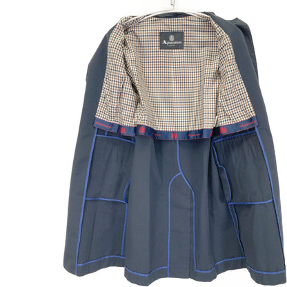 Aquascutum アクアスキュータム ﾈｲﾋﾞｰ ｸﾞﾛｸﾞﾗﾝｼﾝｸﾞﾙｺｰﾄ コート 8