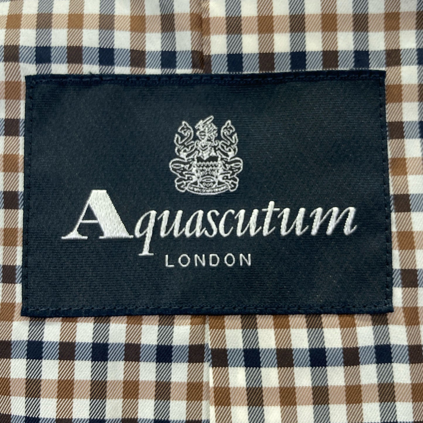 Aquascutum アクアスキュータム ﾈｲﾋﾞｰ ｸﾞﾛｸﾞﾗﾝｼﾝｸﾞﾙｺｰﾄ コート 8