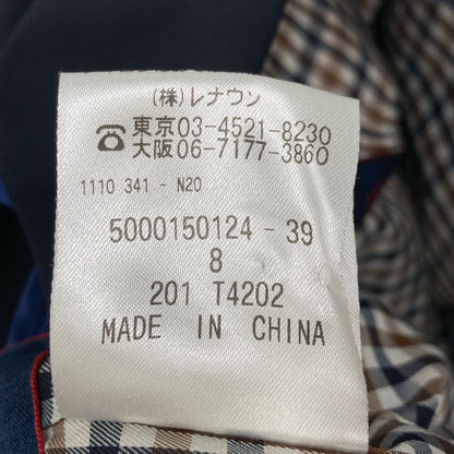 Aquascutum アクアスキュータム ﾈｲﾋﾞｰ ｸﾞﾛｸﾞﾗﾝｼﾝｸﾞﾙｺｰﾄ コート 8