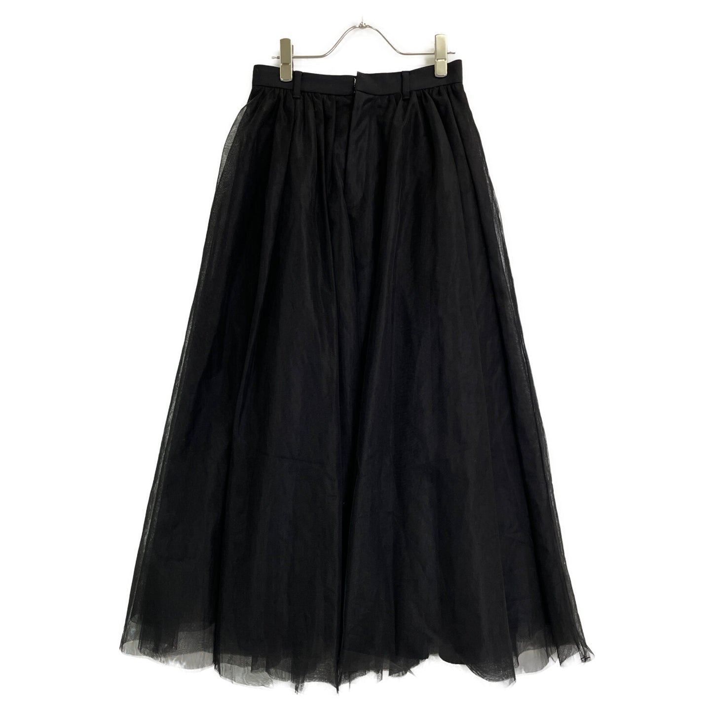 CLANE クラネ 15109-6012 23AW ﾌﾞﾗｯｸ VOLUME LONG PANIER SKIRT ﾁｭｰﾙﾛﾝｸﾞｽｶｰﾄ スカート 2