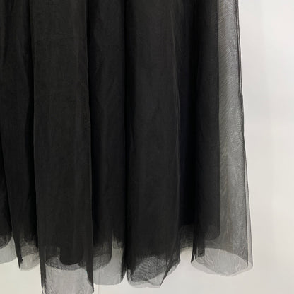 CLANE クラネ 15109-6012 23AW ﾌﾞﾗｯｸ VOLUME LONG PANIER SKIRT ﾁｭｰﾙﾛﾝｸﾞｽｶｰﾄ スカート 2