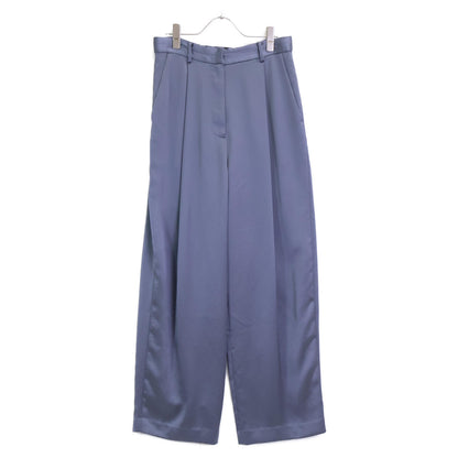 CLANE クラネ 15110-7252 23AW グレー サテンスラックスパンツ ボトムス 2