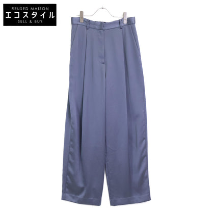 CLANE クラネ 15110-7252 23AW グレー サテンスラックスパンツ ボトムス 2