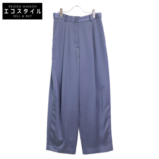 CLANE クラネ 15110-7252 23AW グレー サテンスラックスパンツ ボトムス 2