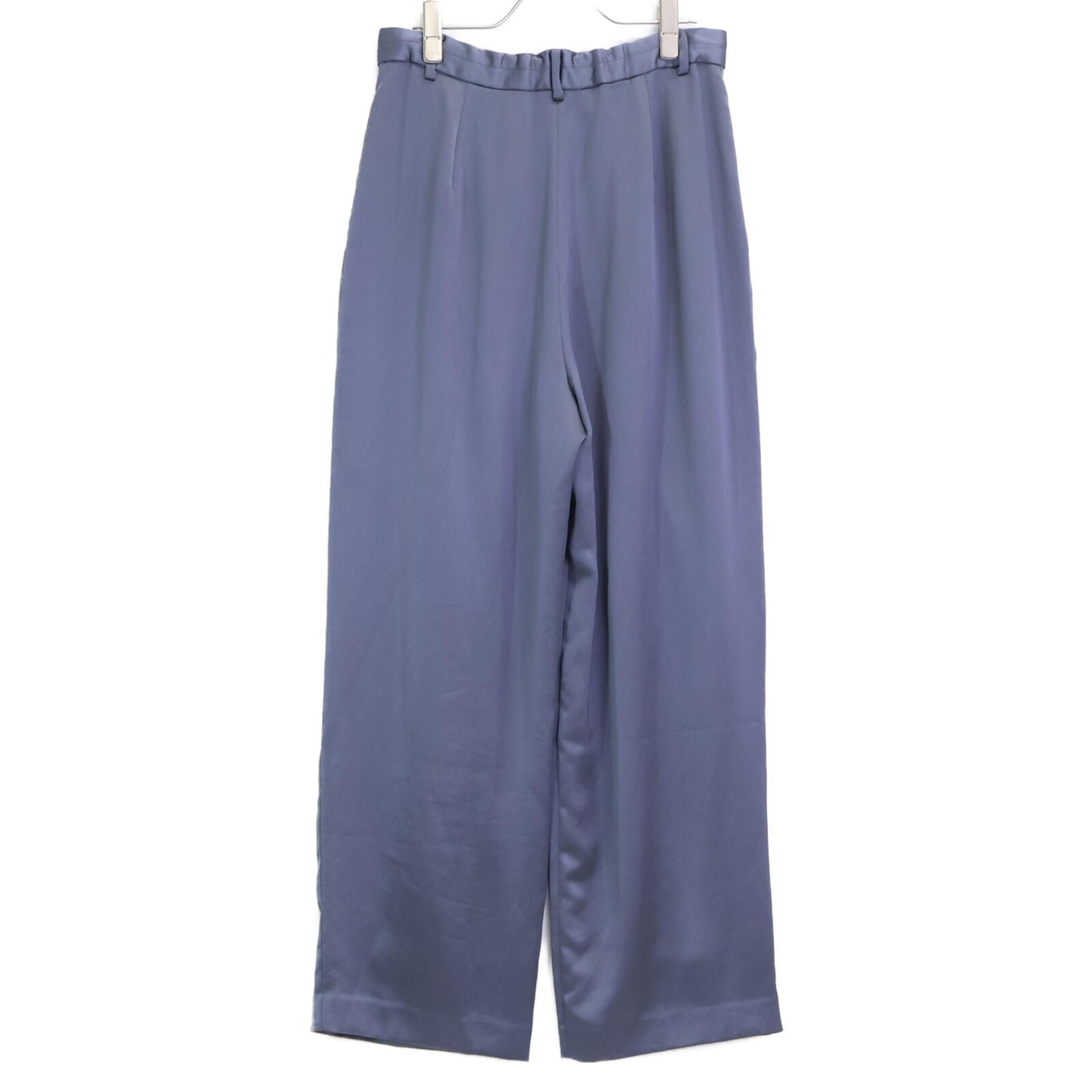 CLANE クラネ 15110-7252 23AW グレー サテンスラックスパンツ ボトムス 2