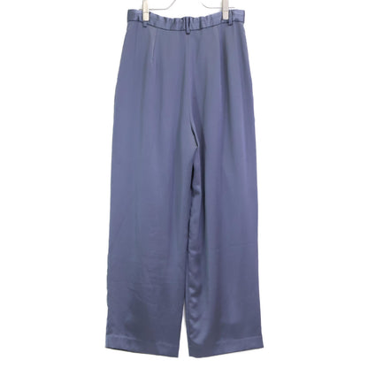 CLANE クラネ 15110-7252 23AW グレー サテンスラックスパンツ ボトムス 2