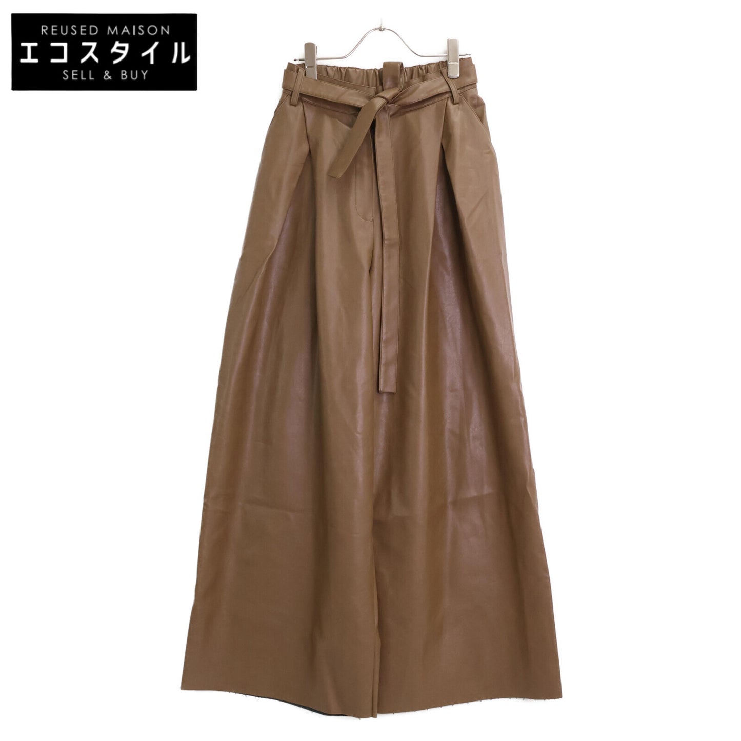 CLANE クラネ 【23AW】15110-7362 フェイクレザー ワイドパンツ/ ボトムス 2