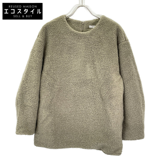 CLANE クラネ 15122-4152 23AW ｸﾞﾚｰ ﾊﾞﾙｷﾞｰﾗｲﾝﾎﾞｱﾄｯﾌﾟｽ トップス 2