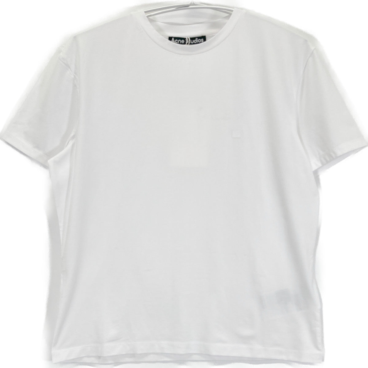 ACNE STUDIOS アクネ ストゥディオズ FA-UX-TSHI00315 ホワイト ピマコットン Faceロゴ ショートスリーブカットソー トップス S