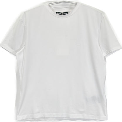 ACNE STUDIOS アクネ ストゥディオズ FA-UX-TSHI00315 ホワイト ピマコットン Faceロゴ ショートスリーブカットソー トップス S