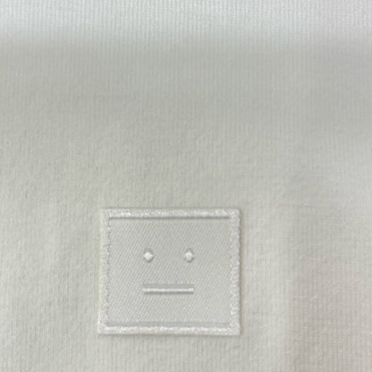 ACNE STUDIOS アクネ ストゥディオズ FA-UX-TSHI00315 ホワイト ピマコットン Faceロゴ ショートスリーブカットソー トップス S