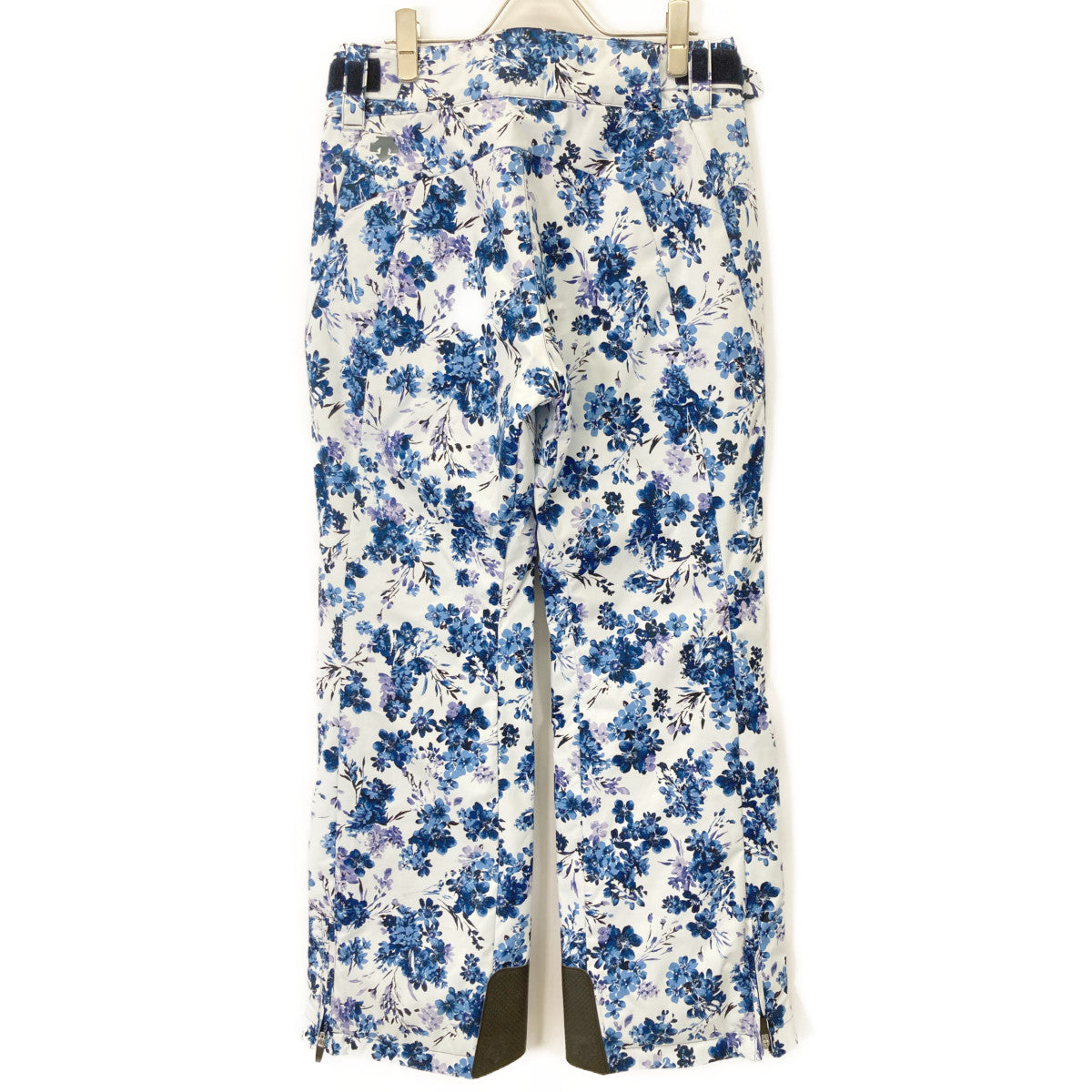 DESCENTE デサント S.I.O CONCEPT ブルー 花柄 スキーウェアセット スーツ セットアップ L