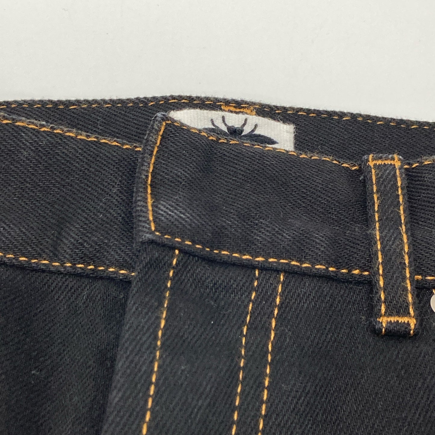 Christian Dior クリスチャンディオール ブラック BEEタグ ボタンフライ クロップドデニムパンツ ボトムス 38