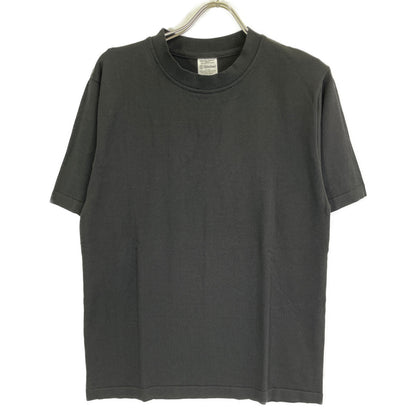 Yonetomi ヨネトミ 95-242-024 ブラック シルク100 ショートスリーブクルーネックニット トップス 3