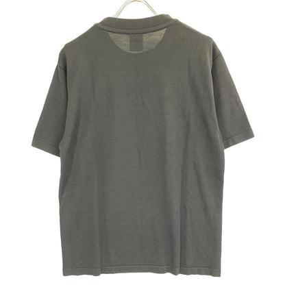 Yonetomi ヨネトミ 95-242-024 ブラック シルク100 ショートスリーブクルーネックニット トップス 3