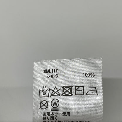 Yonetomi ヨネトミ 95-242-024 ブラック シルク100 ショートスリーブクルーネックニット トップス 3