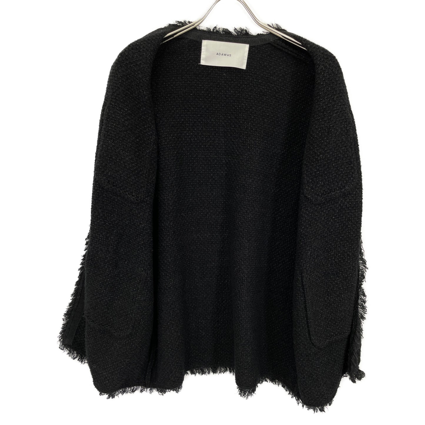 ADAWAS アダワズ ADWS-201-76 ﾌﾞﾗｯｸ ﾆｯﾄﾂｲｰﾄﾞｼﾞｬｹｯﾄ ジャケット F