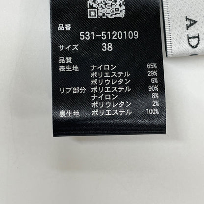 ADORE アドーア 24年製 531-5120109 ｼﾙﾊﾞｰ ｼｬｲﾆｰﾆｯﾄｼﾞｬｶﾞｰﾄﾞｽｶｰﾄ スカート 38