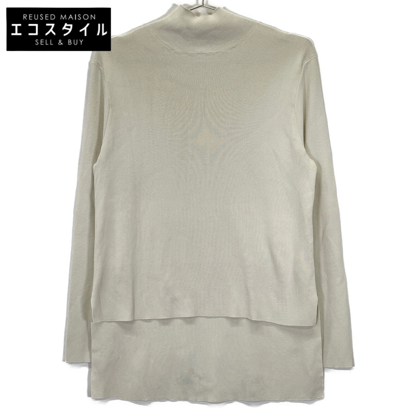 ADORE アドーア 24年製 531-4270925 エクリュ レーヨン混 モックネック クリアドライニット トップス 38