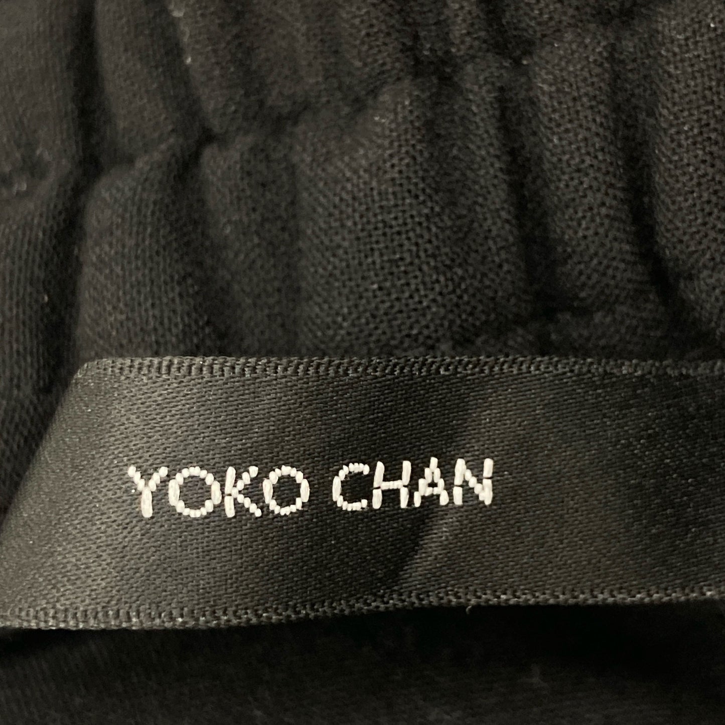 YOKOCHAN ヨーコチャン YCP-420-082 20年製 ﾌﾞﾗｯｸ ｽﾄﾚｯﾁﾃｰﾊﾟｰﾄﾞﾊﾟﾝﾂ ボトムス 40