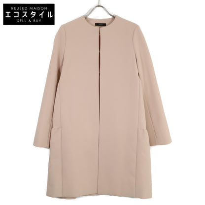 YOKOCHAN ヨーコチャン YCC-622-180 ﾋﾟﾝｸ ﾎﾟﾘｴｽﾃﾙ×ﾚｰﾖﾝ ﾀｯｸﾎﾞﾘｭｰﾑﾊﾞｯｸﾃｨｱｰﾄﾞｺｰﾄ コート 36