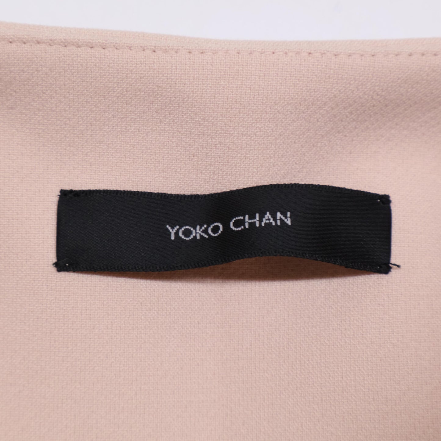 YOKOCHAN ヨーコチャン YCC-622-180 ﾋﾟﾝｸ ﾎﾟﾘｴｽﾃﾙ×ﾚｰﾖﾝ ﾀｯｸﾎﾞﾘｭｰﾑﾊﾞｯｸﾃｨｱｰﾄﾞｺｰﾄ コート 36