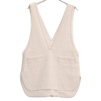 DES PRES デプレ 【美品/24SS】22-07-41-07102 ドロップレットジャカード Vネック ベスト F